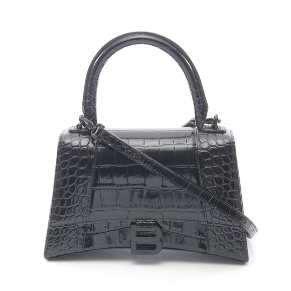 BALENCIAGA Black Leather Bag - Picture 1 of 11